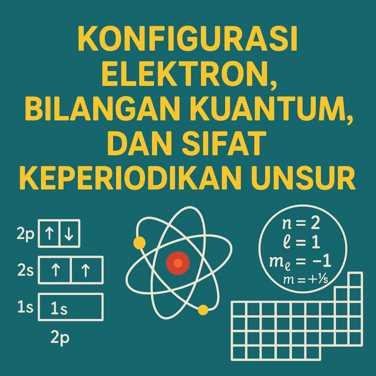 Protected: Konfigurasi Elektron, Bilangan Kuantum, dan Sifat Keperiodikan Unsur